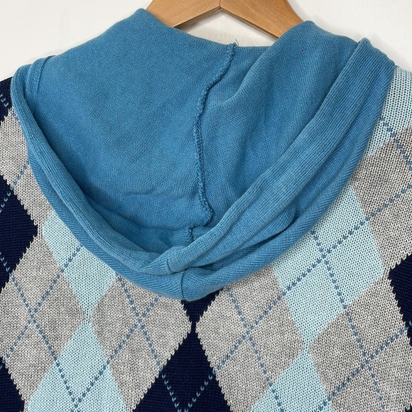 Mododoc Argyle Sweater Hoodie - Picture 4 of 7